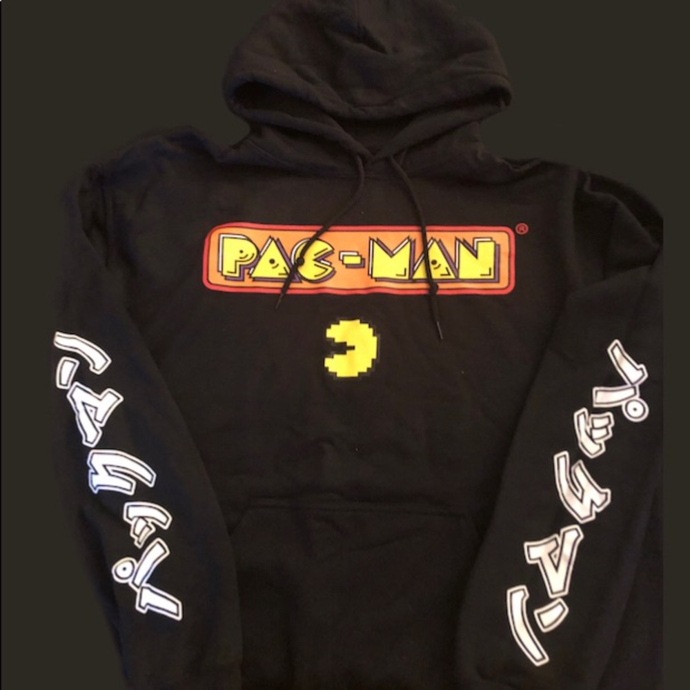 Black PAC-MAN Hoodie